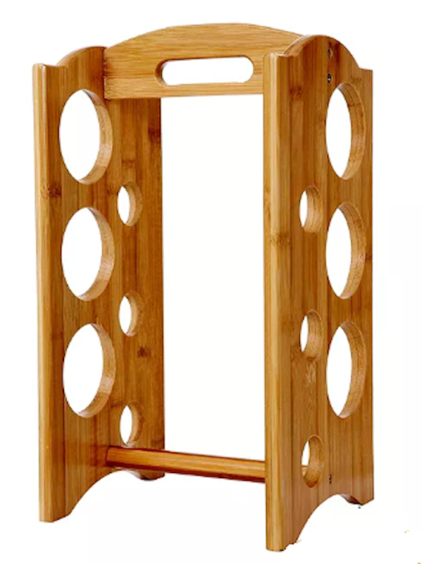 Kệ Rượu Gỗ Tre Đứng 1