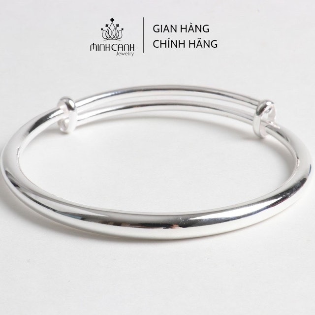 Lắc Bạc Tròn Trơn 1