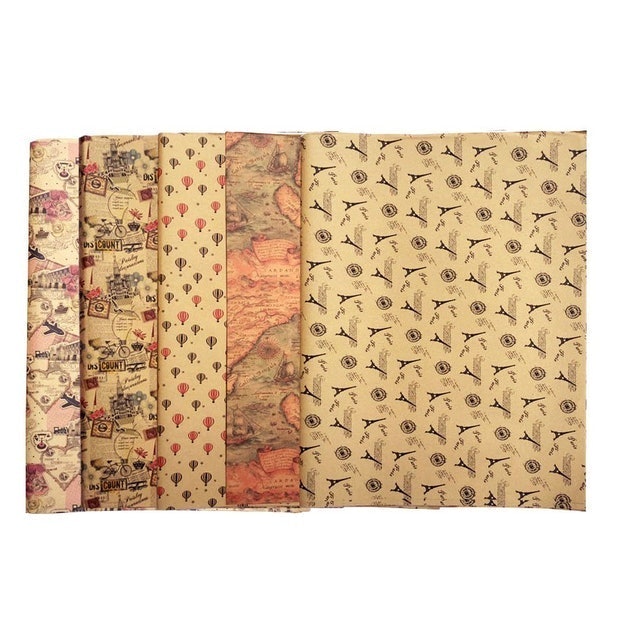 Giấy Gói Quà Họa Tiết Vintage 2