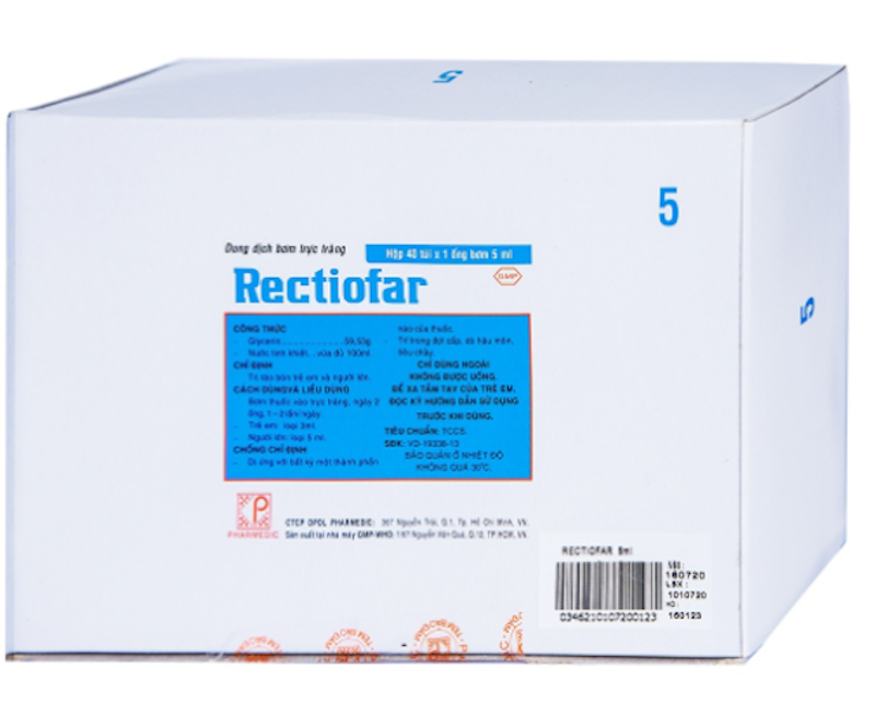 Thuốc Rectiofar Pharmedic 5ml Hỗ Trợ Điều Trị Táo Bón Trẻ Em Và Người Lớn 2