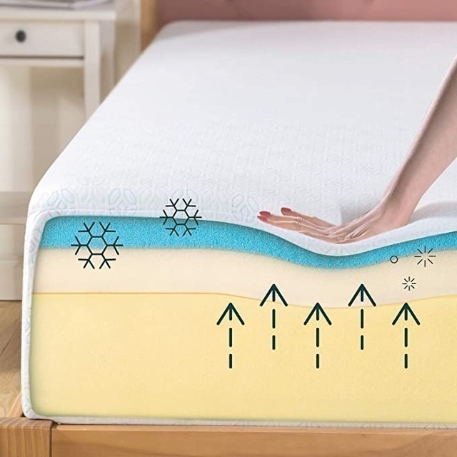 Nệm Foam Cuộn Hút Chân Không Gel Mát Gel-Infused Foam Mattress 4