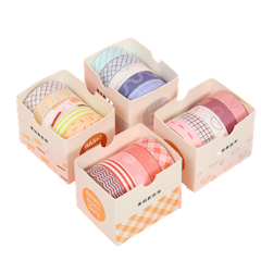 Bộ 5 Cuộn Băng Dính Washi Flowertree