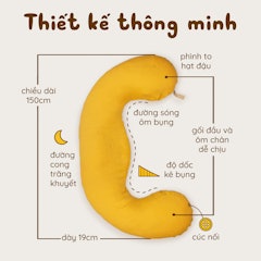 Gối Bầu Đậu Khuyết Đa Năng Thông Minh