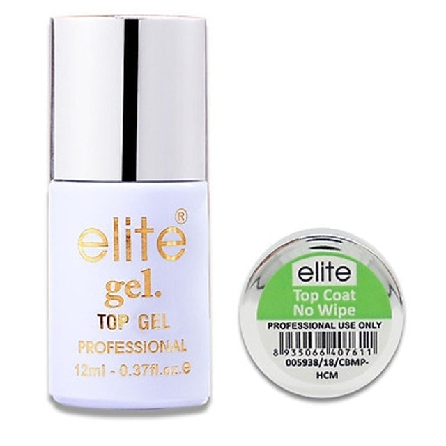 Sơn Móng Top Coat Elite Top Gel No Wipe 1