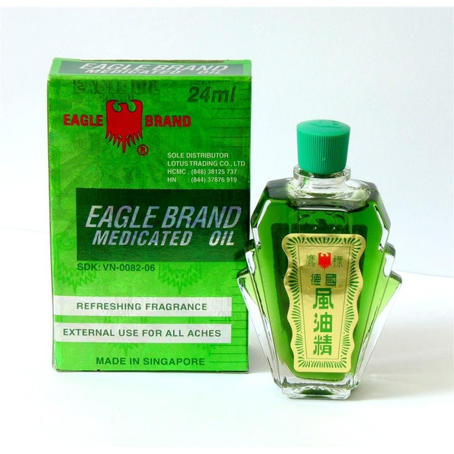 Dầu Gió Trắng Hương Lavender Hiệu Con Ó Eagle Brand  2
