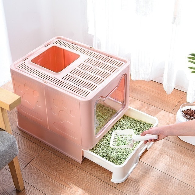 Nhà Vệ Sinh Cho Mèo Có Ngăn Kéo Boxy PetX 1