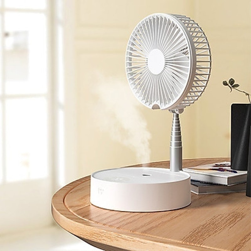 Quạt Sạc Tích Điện Phun Sương 2