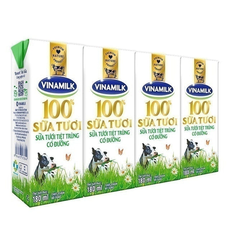Sữa Tươi Tiệt Trùng Vinamilk 180ml 1