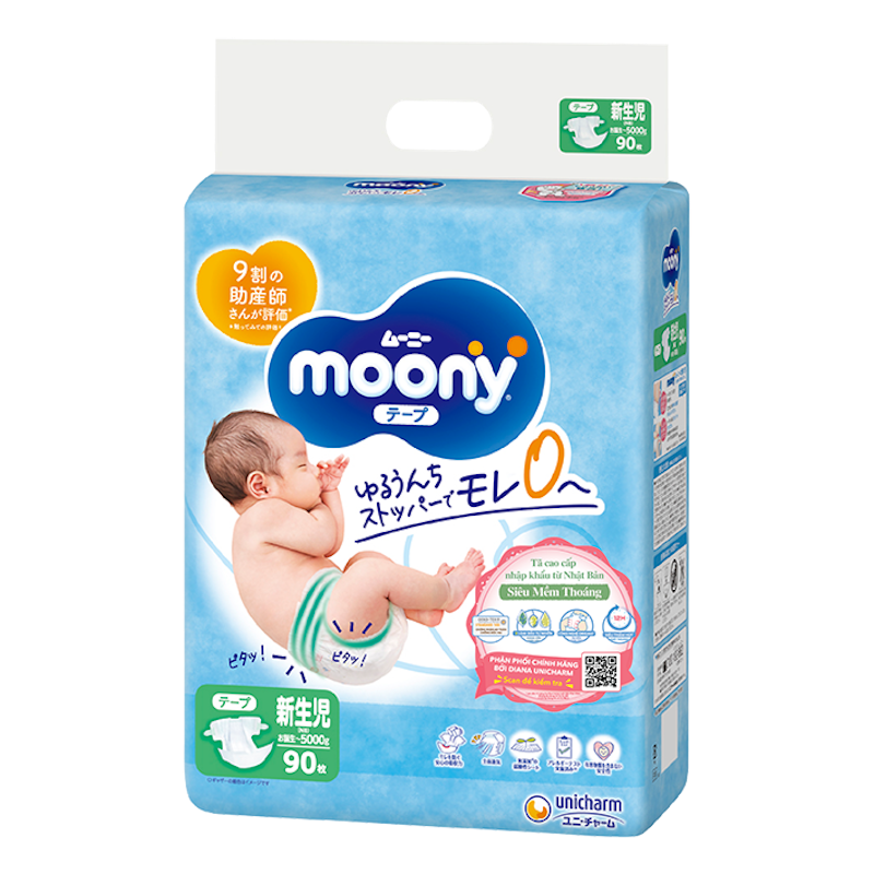 Tã Dán Moony Blue 1