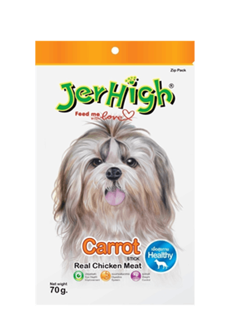 Snack Cho Chó Jerhigh Vị Cà Rốt  1