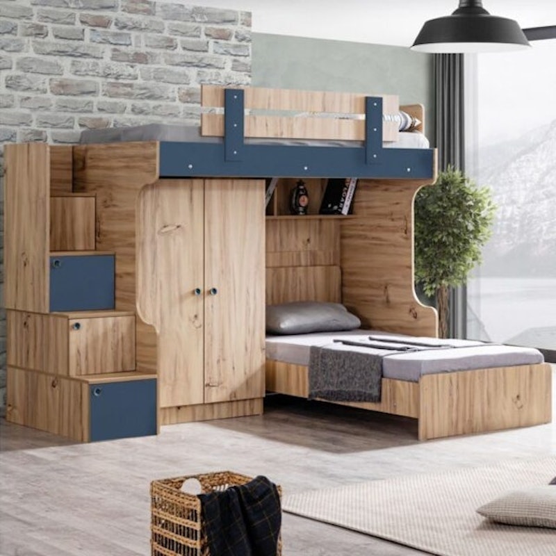 Giường Tầng Gỗ Hiện Đại Cho Bé Syenis 1