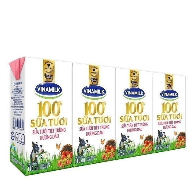 Sữa Tươi Tiệt Trùng Vinamilk 180ml 2