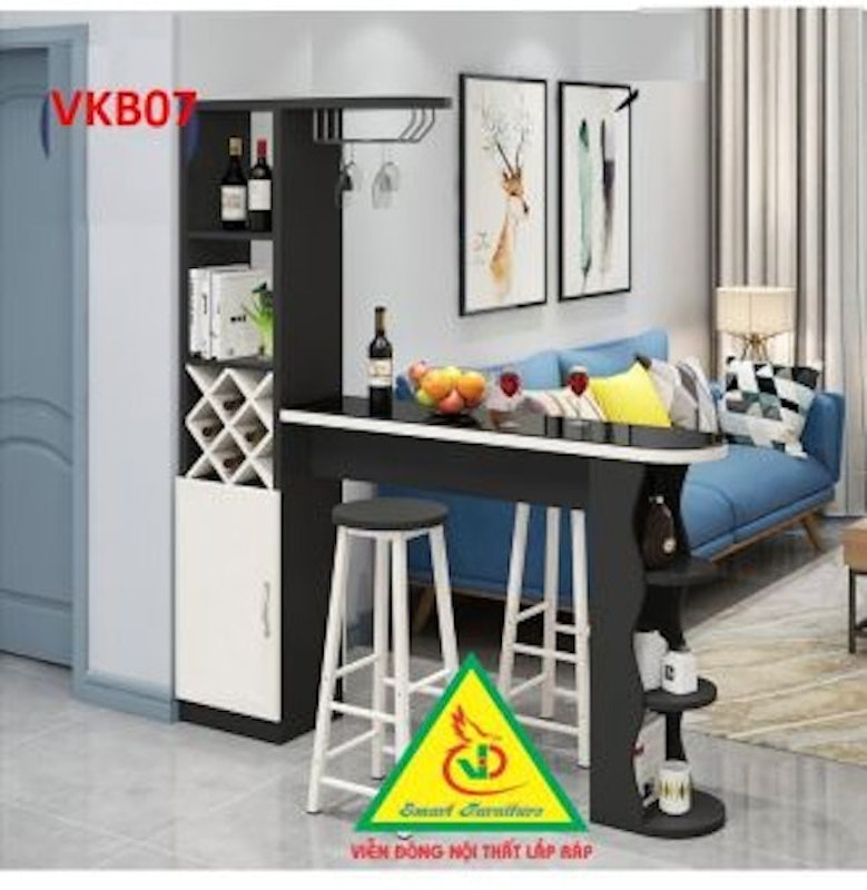 Tủ Rượu Kết Hợp Quầy Bar Mini 2
