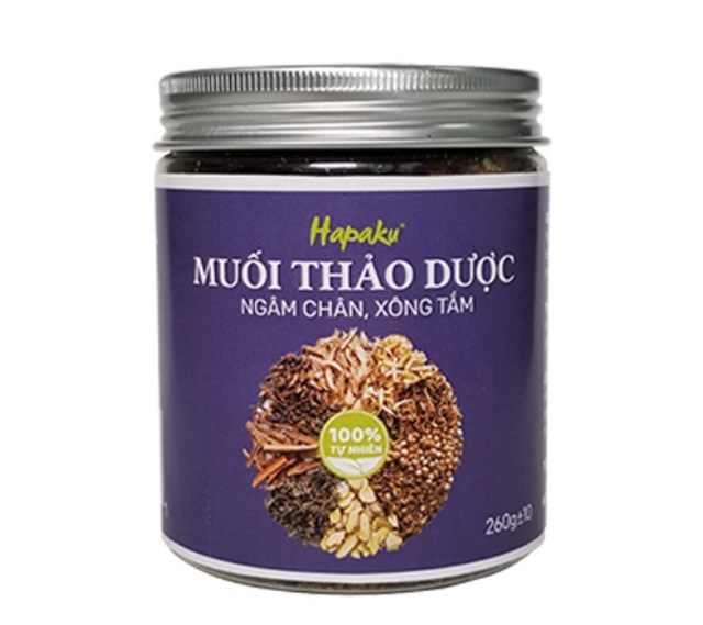 Muối Ngâm Chân Thảo Dược Hapaku 1