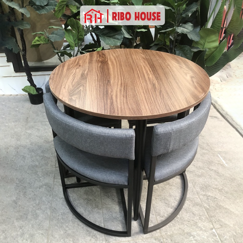 Bộ Bàn Ăn Thông Minh 4 Ghế RIBO HOUSE 1