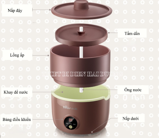 Máy Làm Giá Đỗ Tự Động Bear  4