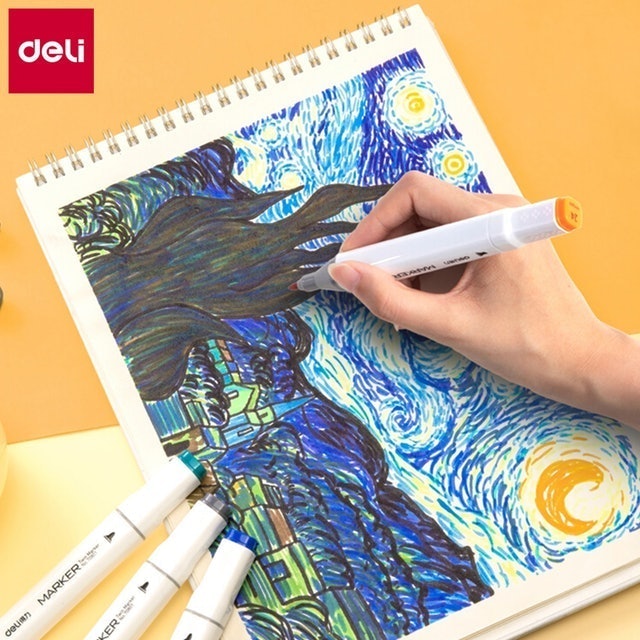 Bút Màu Marker Hai Đầu 2