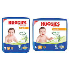 Tã Quần Huggies Skincare Tràm Trà Tự Nhiên