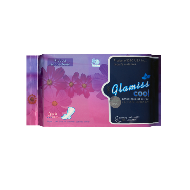 Băng Vệ Sinh Siêu The Mát Glamiss Cool Ban Đêm 1