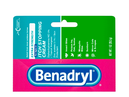 Kem BENADRYL Itch Stopping Cream 1