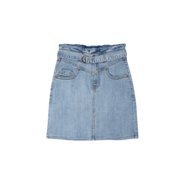 Chân Váy Jeans Kèm Đai CANIFA 1