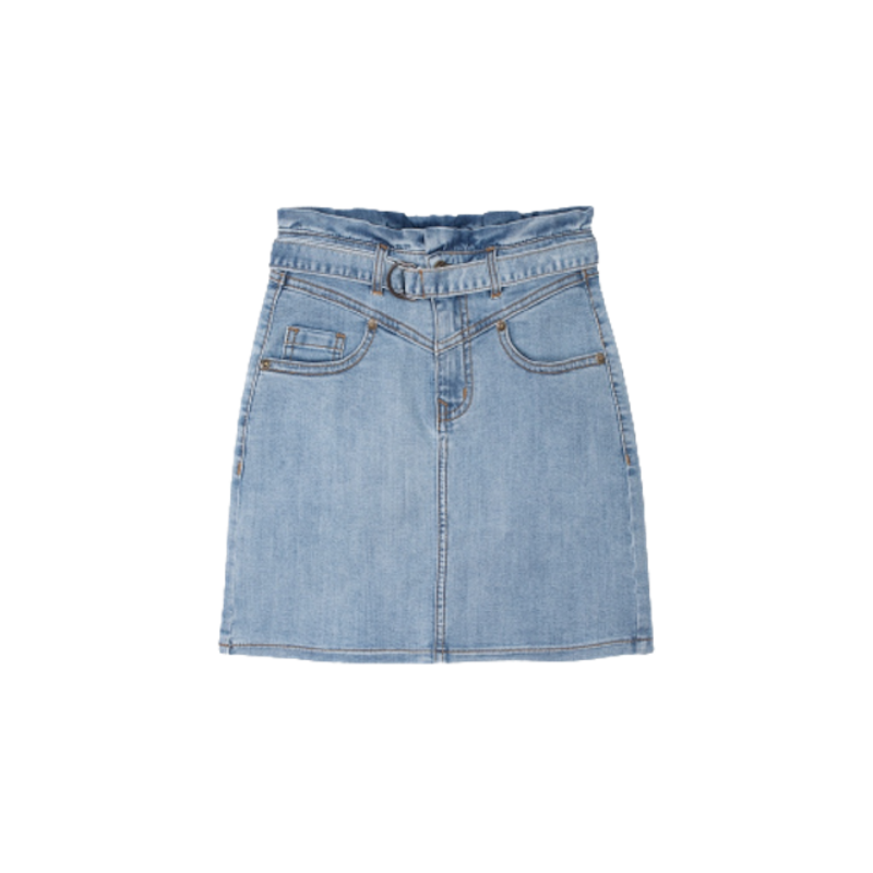 Chân Váy Jeans Kèm Đai CANIFA 1