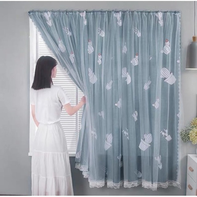 Rèm Cửa Sổ Họa Tiết Dán Tường 4