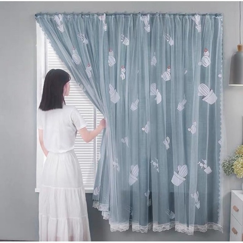 Rèm Cửa Sổ Họa Tiết Dán Tường 4