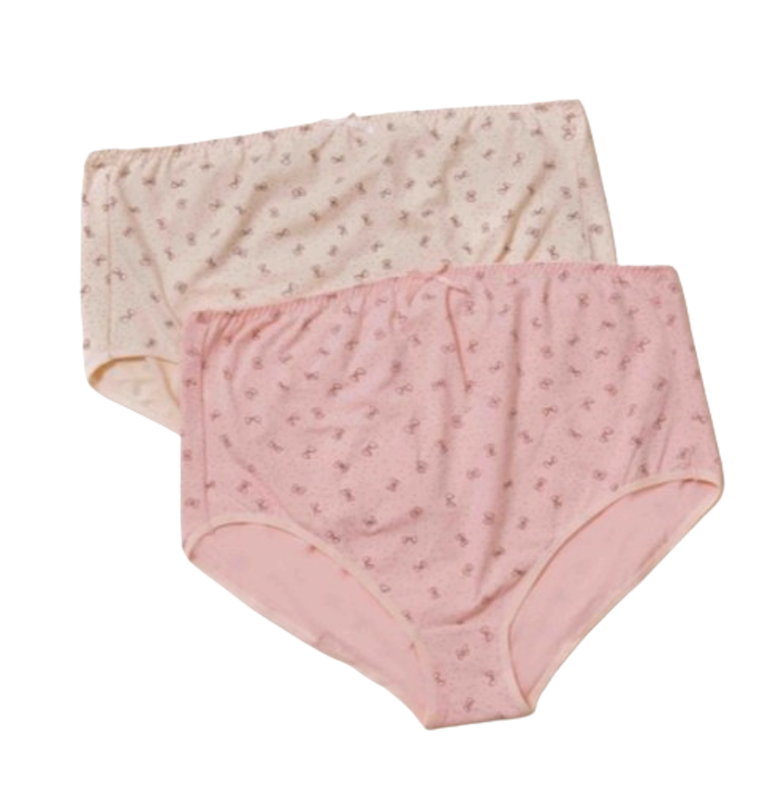 Quần Lót Bầu Cotton Sợi Tre Co&Com Cạp Cao Nơ Chấm Bi 2