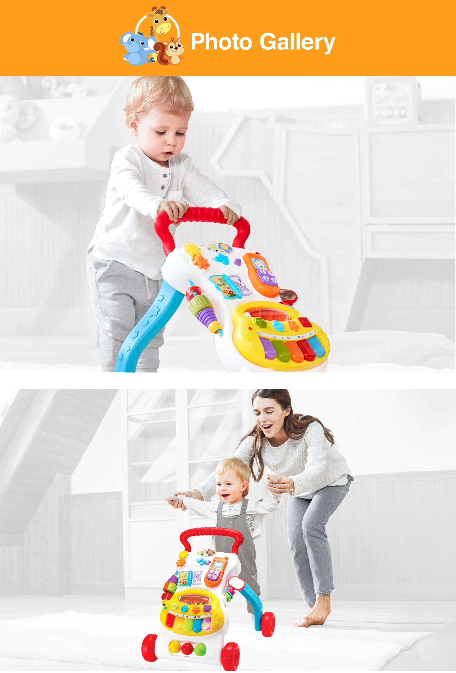 Xe Tập Đi Winfun Grow-With-Me Musical Stage 2 3