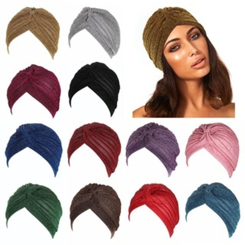 Mũ Turban Trùm Đầu Mềm Mại 2