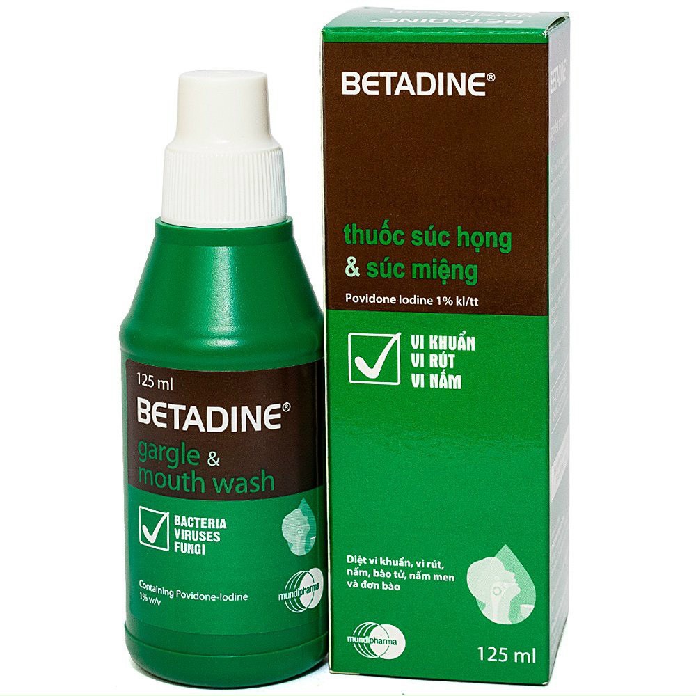 Súc Họng Và Miệng Betadine 1