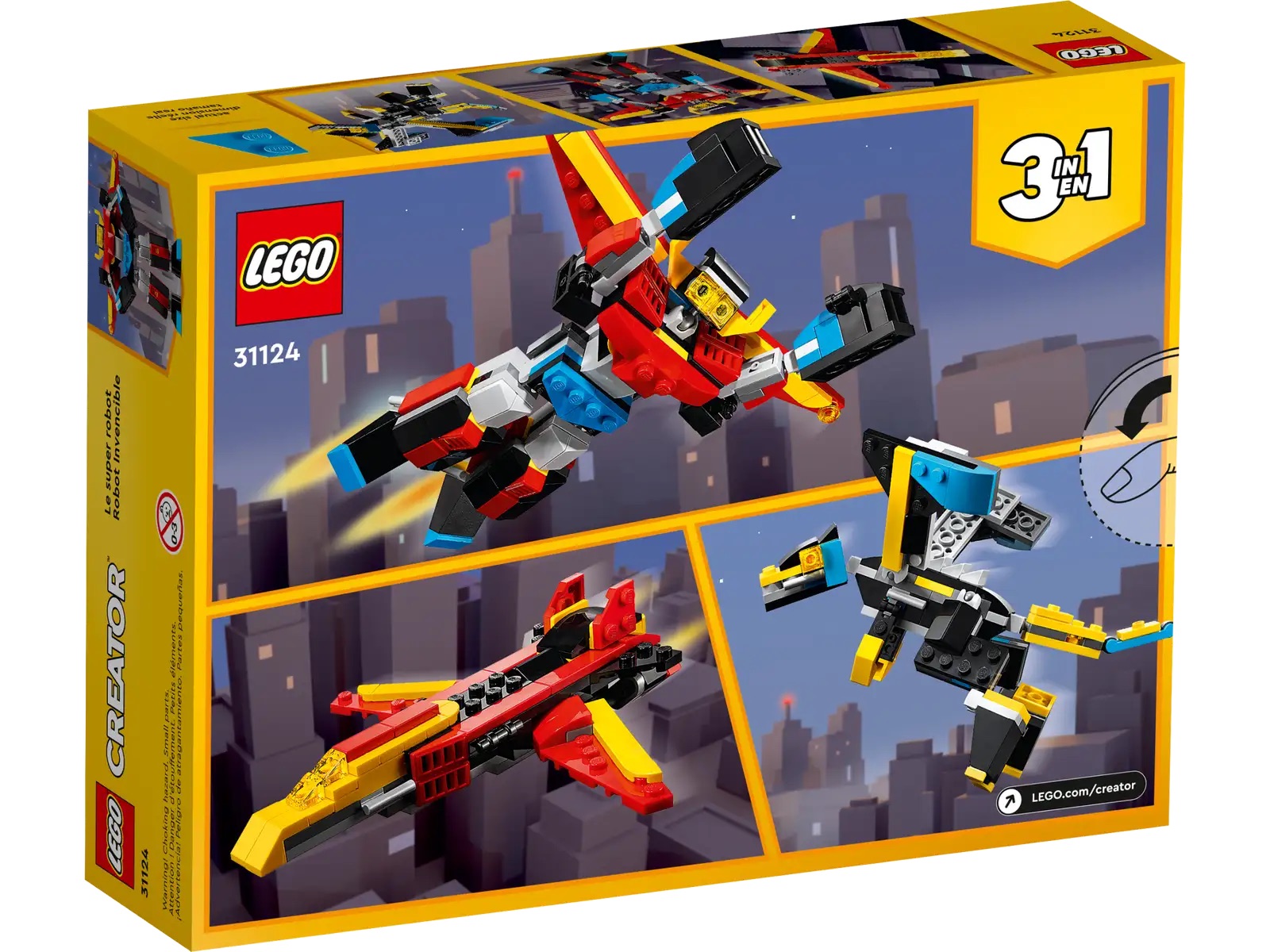 Lego Creator 3in1 Đồ Chơi Lắp Ráp Siêu Rô Bốt  2