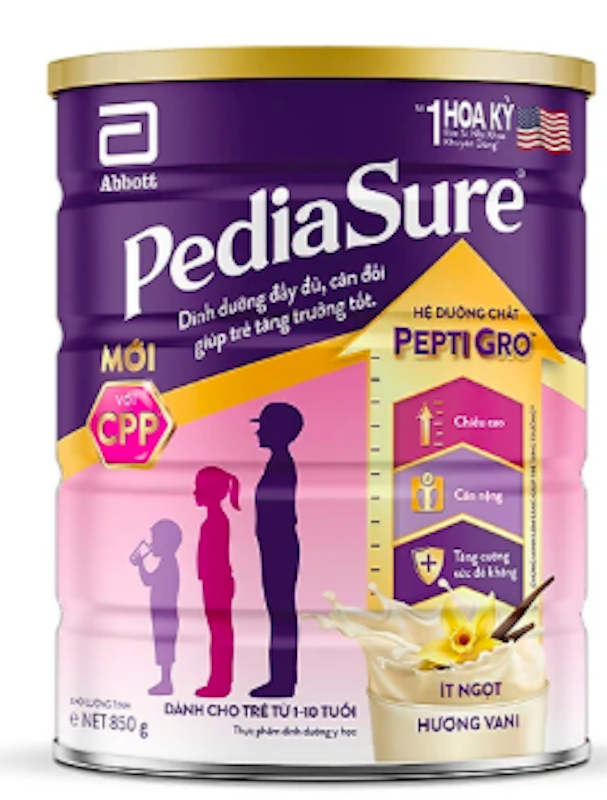Sữa Bột Pediasure B/A Hương Vani 1