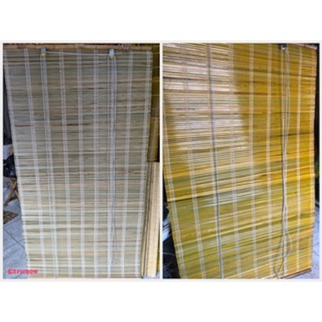 Mành Tre Cậc Cạo Vỏ Sơn Pu  2