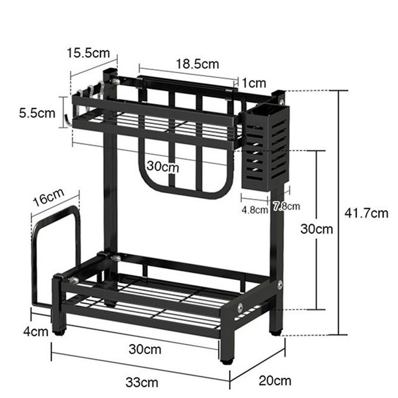 Kệ Inox Để Gia Vị Đa Năng 4