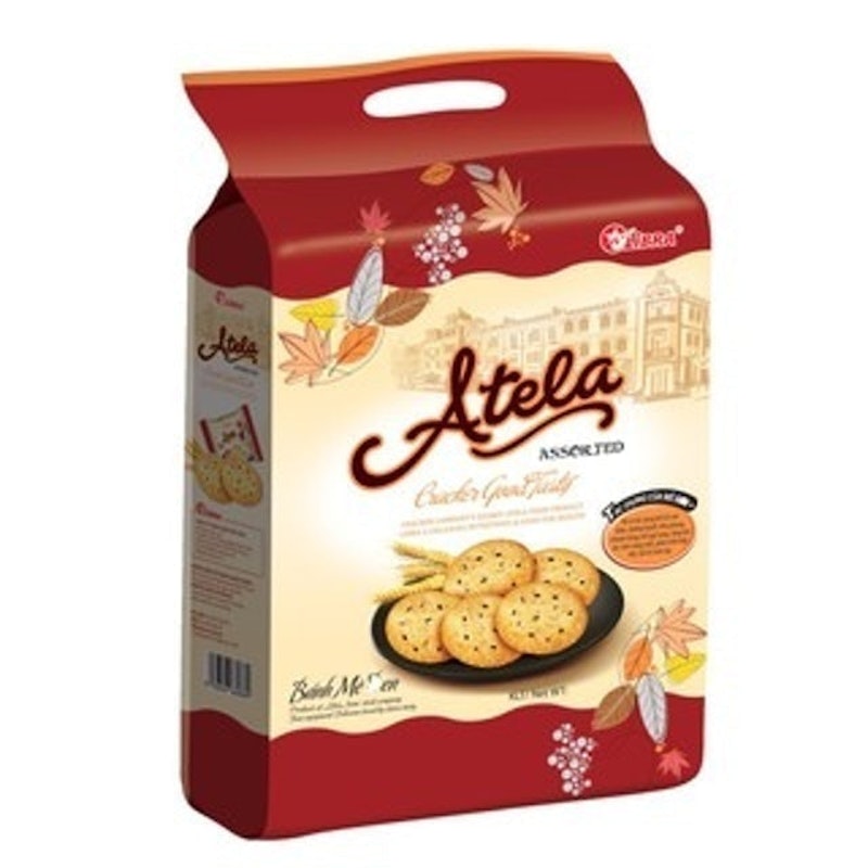 Bánh Cracker Mè Đen Atela 1