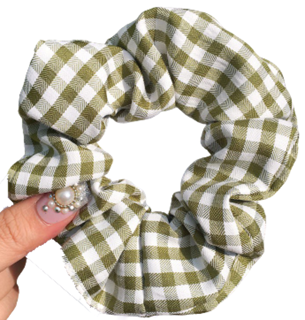 Scrunchies Caro Gingham 2