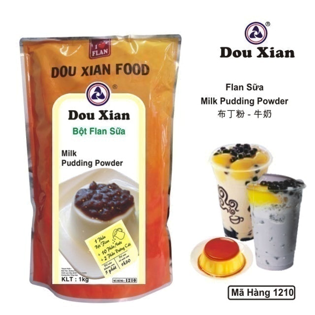 Bột Flan Trà Sữa Dou Xian 4