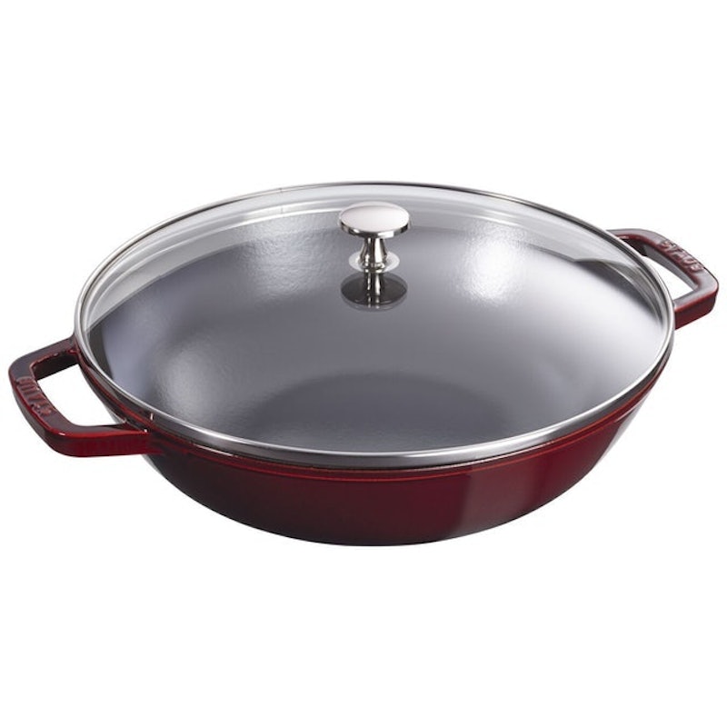 Chảo Gang 30cm Có Nắp Thủy Tinh Staub 2