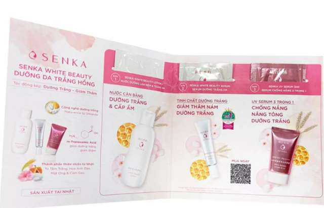 Bộ Kit Dưỡng Da SENKA Mochi Trắng Hồng 1