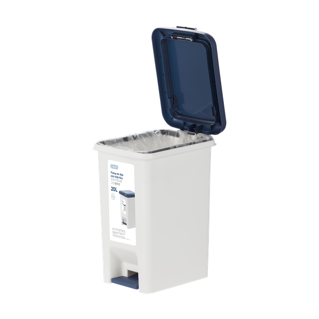 Thùng Rác Đạp Chữ Nhật Hiro 2
