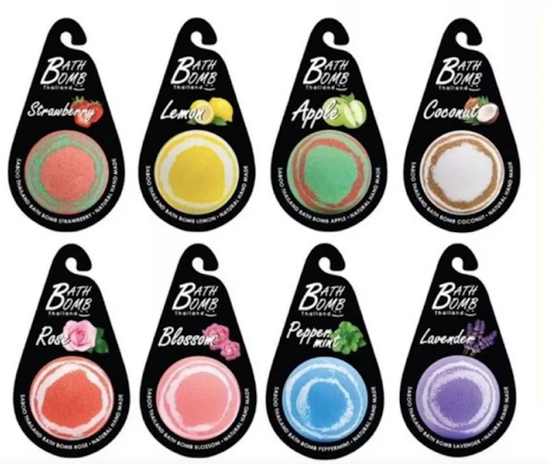 Bath Bomb Fruit Scents 1
