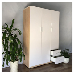 Tủ Nhựa 3 Cánh 2 Ngăn Kéo