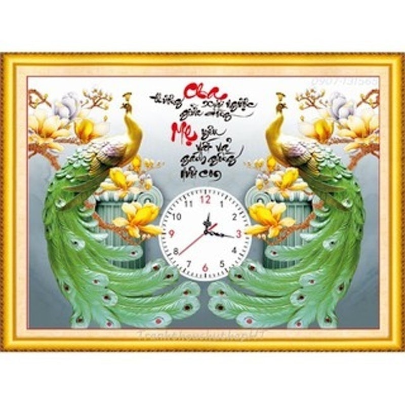 Tranh Thêu Chữ Thập Cha Mẹ 1