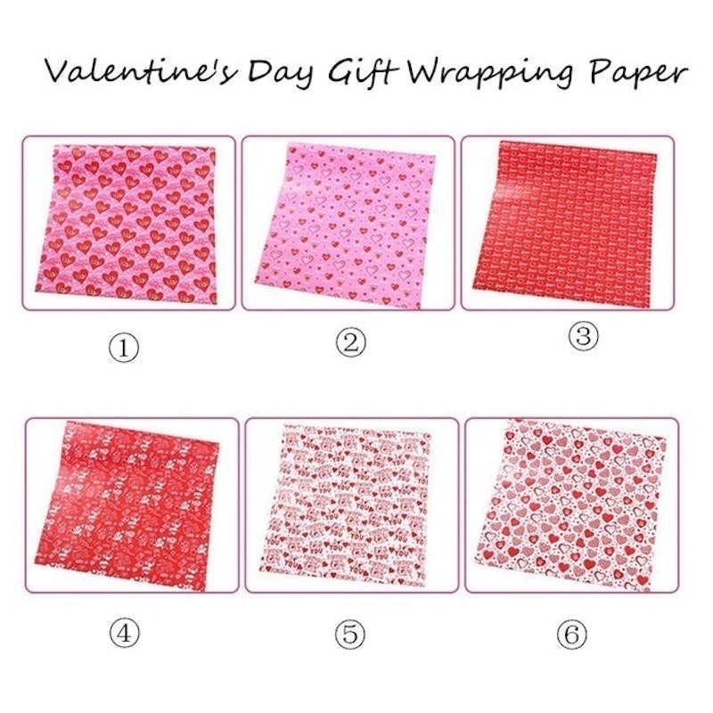 Giấy Gói Quà Valentine 3