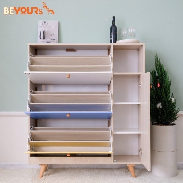 Tủ Giày Thông Minh 3 Tầng Kèm Ngăn  3