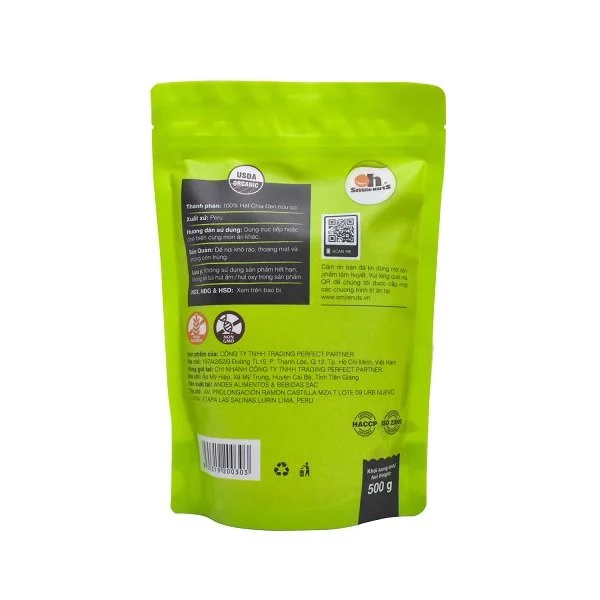 Hạt Chia Đen Hữu Cơ Smile Nuts 3