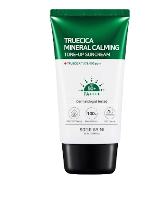Truecica Mineral Calming Tone-Up Suncream  1