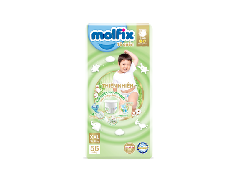 Tã Quần Thiên Nhiên Molfix Ultra 5